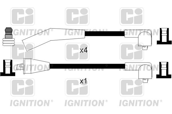 QUINTON HAZELL Комплект проводов зажигания XC1022